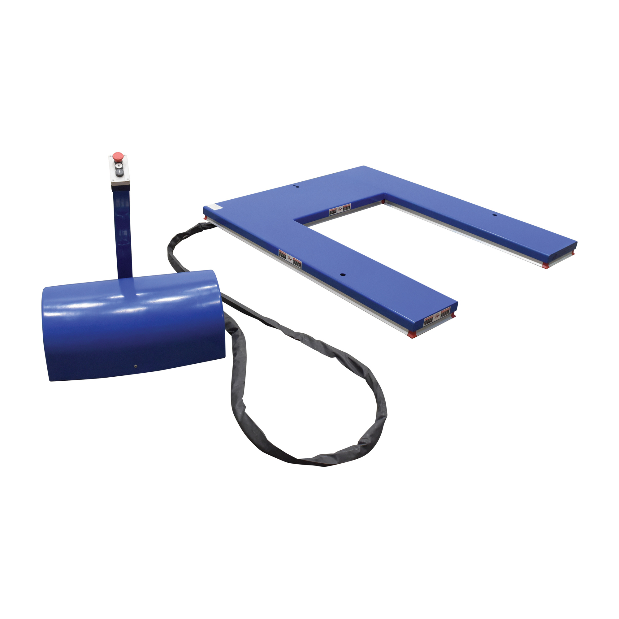 Vestil U-Type Electric Lift Table - 3000-Lb. Capacity, 4.25in. to 33.5in. Height, Steel, Model# EHU-3